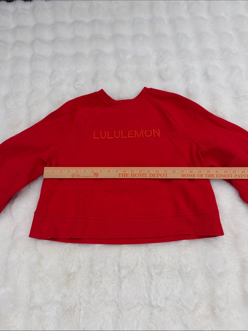 Lululemon scuba oversized Red Pullover Sweatshirt M/L - Picture 2 of 10